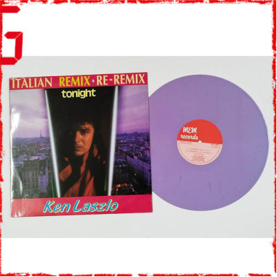Ken Laszlo - Tonight (Italian Remix • Re-Remix) 1986 Hong Kong 12" Single Purple Colored Vinyl LP ***READY TO SHIP from Hong Kong*** Ken Laszlo - Tonight (Italian Remix • Re-Remix) 1986 Hong Kong 12" Single Purple Colored Vinyl LP ***READY TO SHIP from Hong Kong***